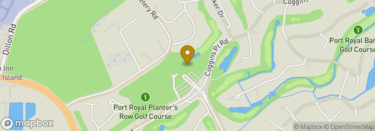 Map location: The Heritage Golf Collection on Hilton Head Island
