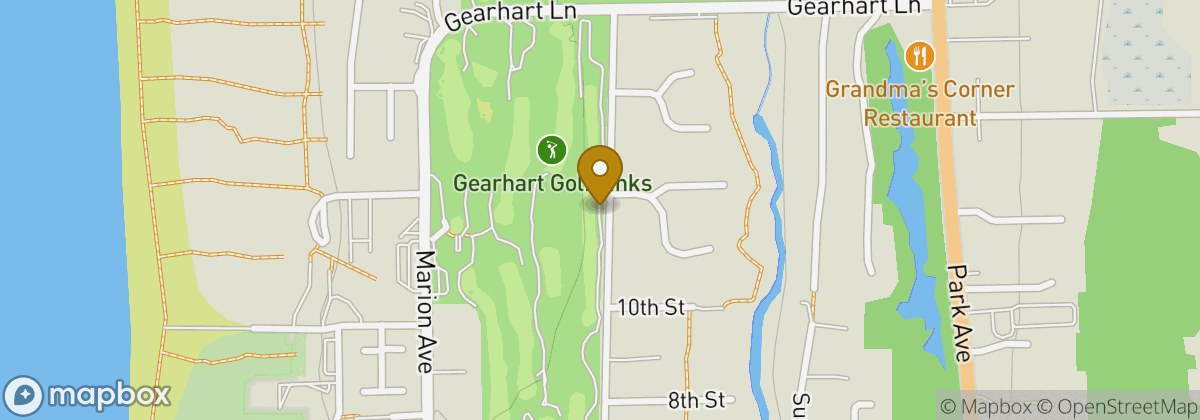 Map location: Gearhart Golf Links