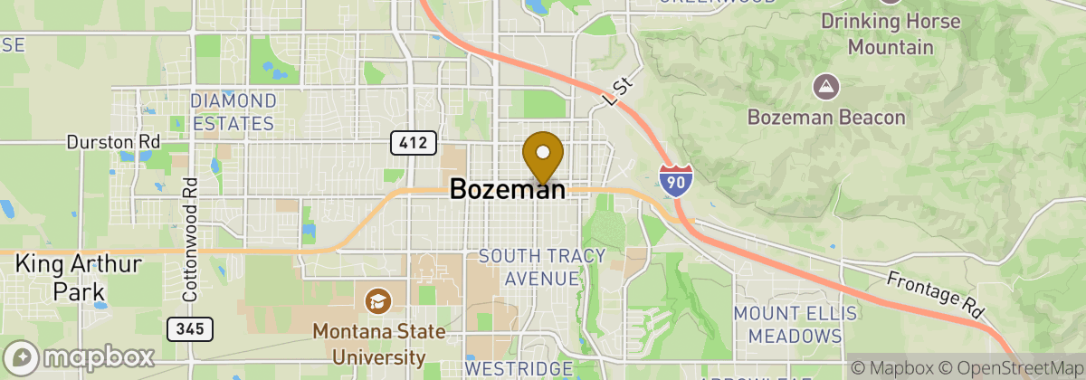 Map location: Bozeman