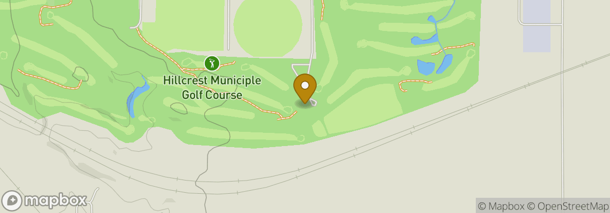 Map location: Hillcrest Golf Course