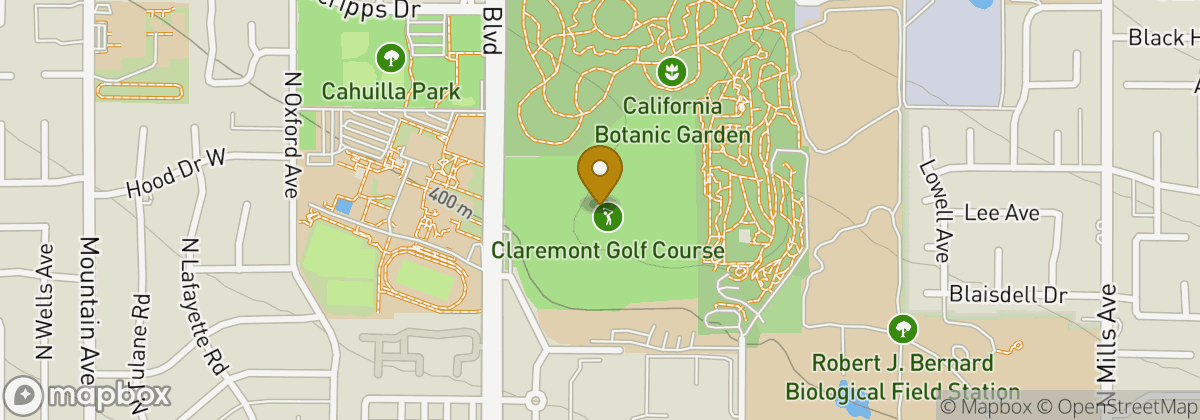 Map location: Claremont Country Club