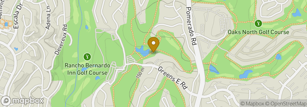 Map location: Country Club of Rancho Bernardo;rancho Bernardo Golf Course