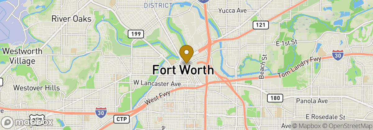 Map location: Fort Worth
