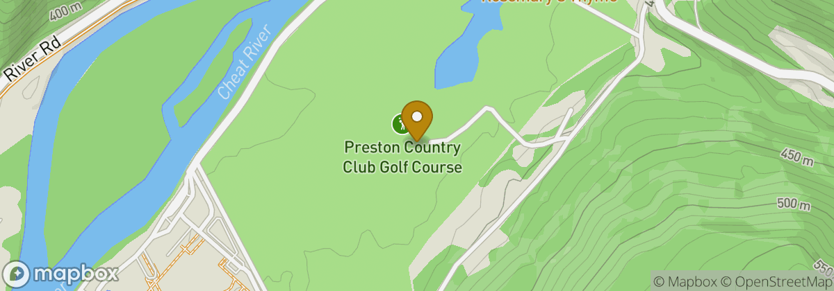 Map location: Preston Country Club