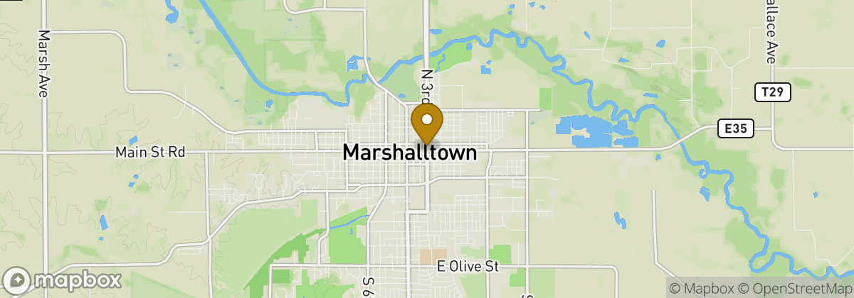 Map location: Marshalltown