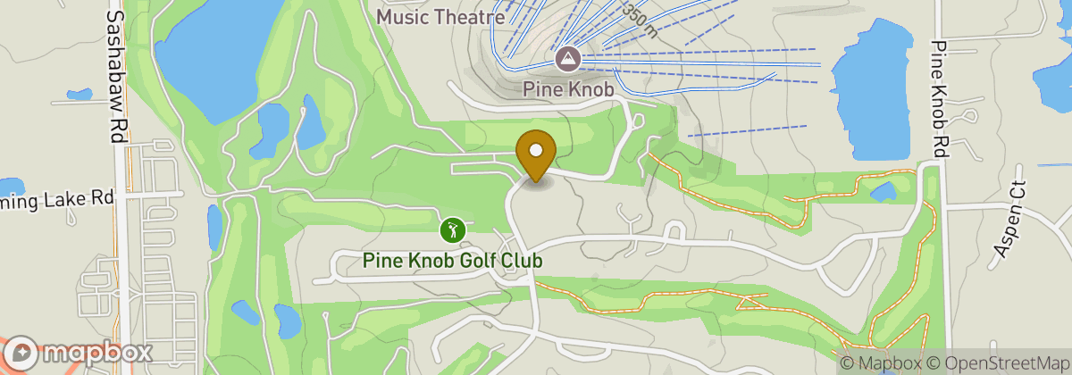 Map location: Pine Knob Golf Club
