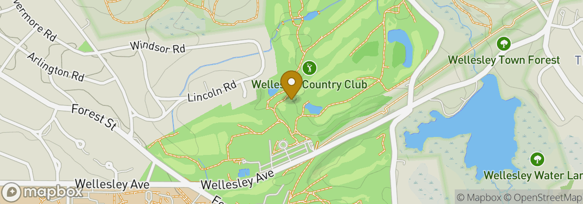 Map location: Wellesley Country Club
