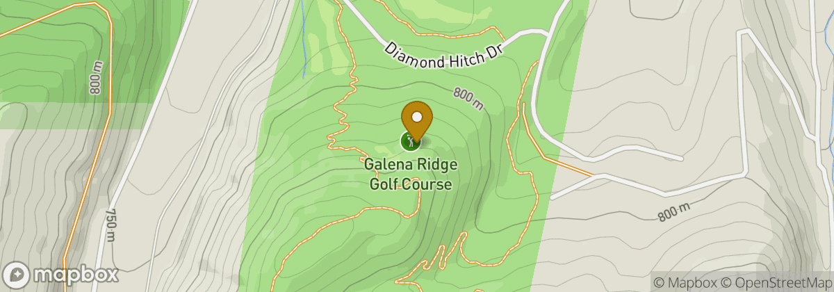 Map location: Galena Ridge Golf Course
