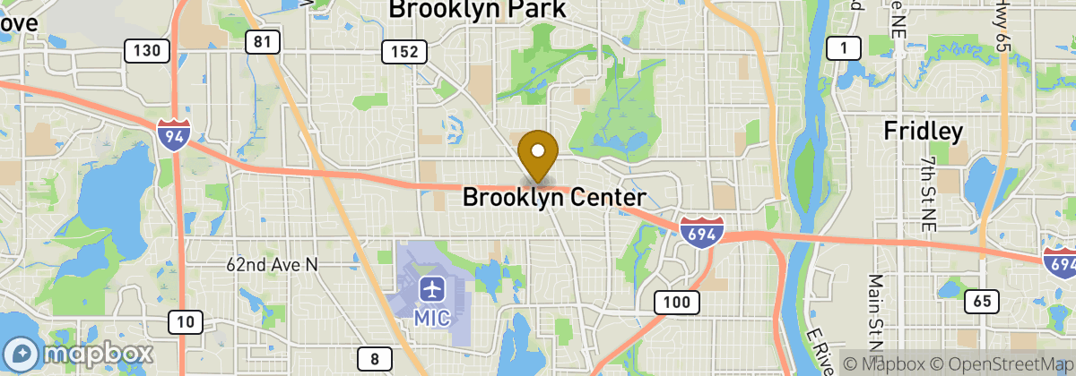 Map location: Brooklyn Center