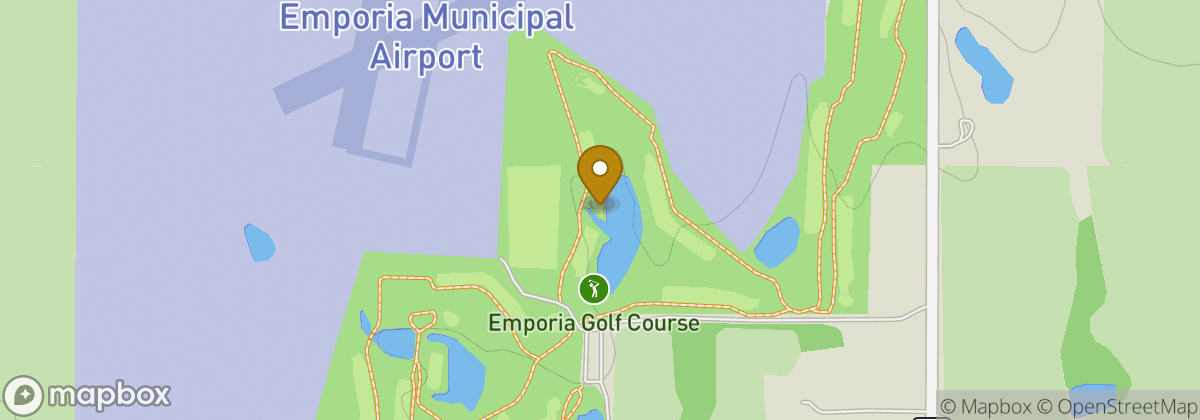 Map location: Emporia Golf Course
