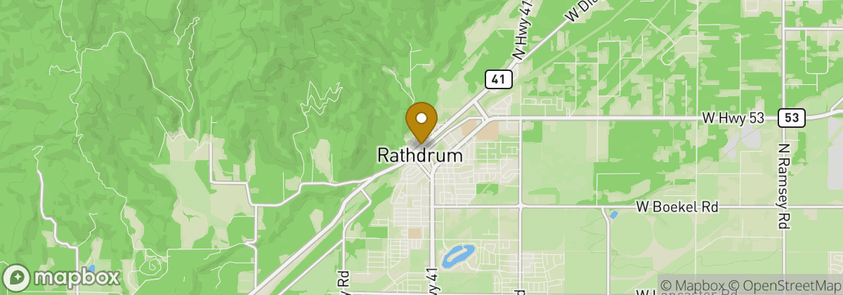 Map location: Rathdrum