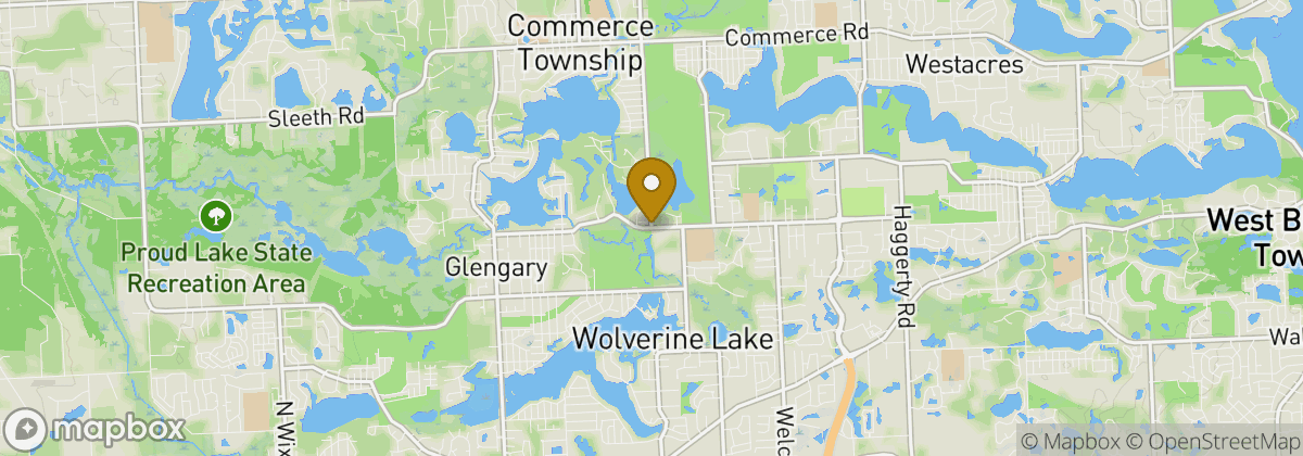 Map location: Commerce Township