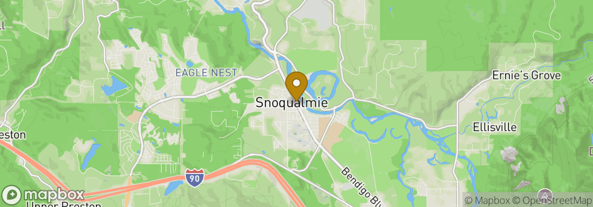 Map location: Snoqualmie