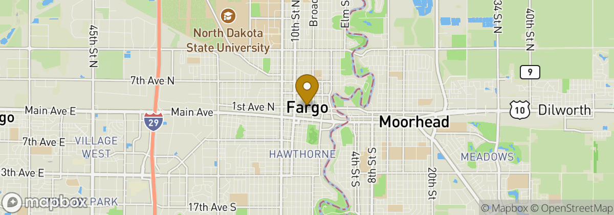 Map location: Fargo