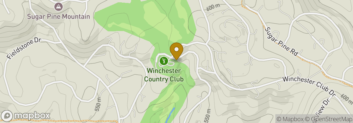 Map location: Winchester Country Club