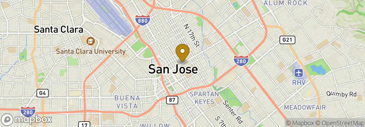 Map location: San Jose