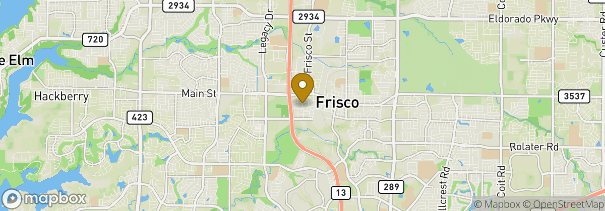 Map location: Frisco