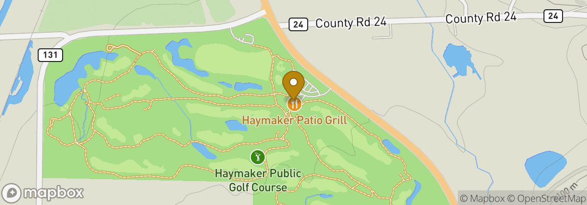 Map location: Haymaker Golf Course