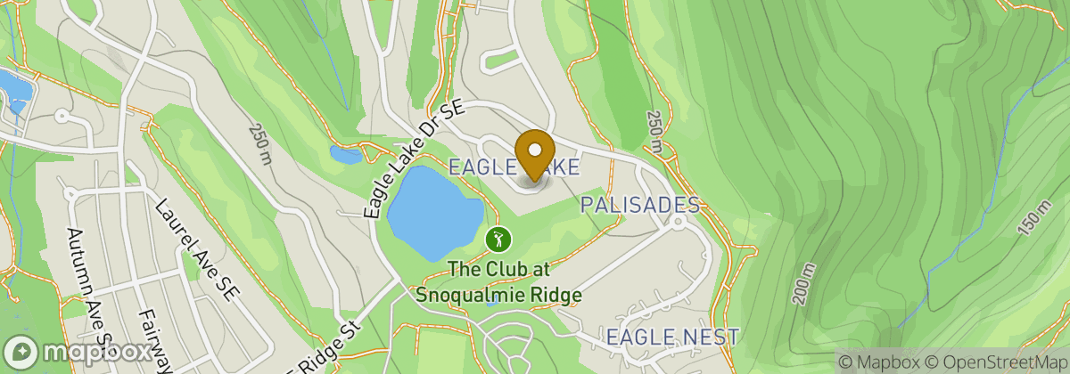 Map location: The Club at Snoqualmie Ridge
