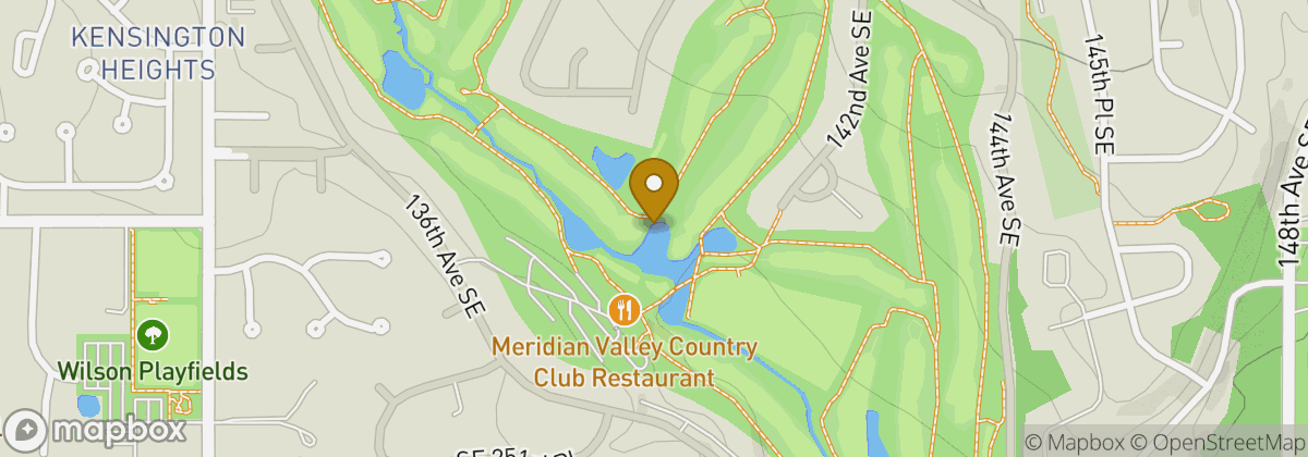 Map location: Meridian Valley Country Club
