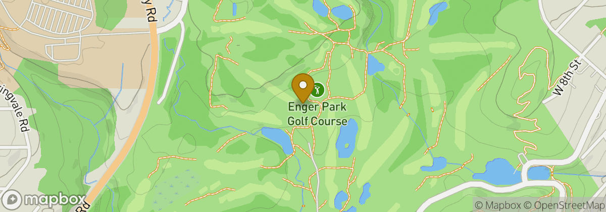 Map location: Enger Park Golf Course
