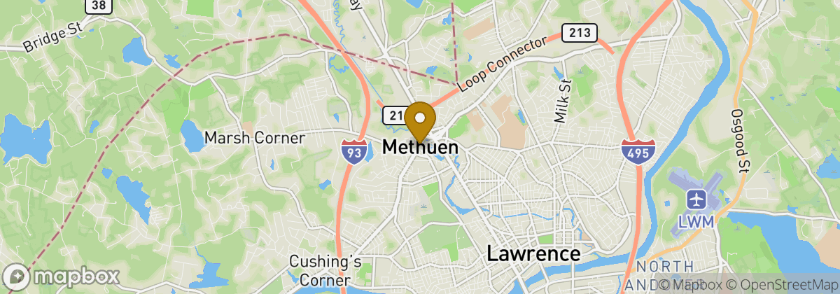 Map location: Methuen