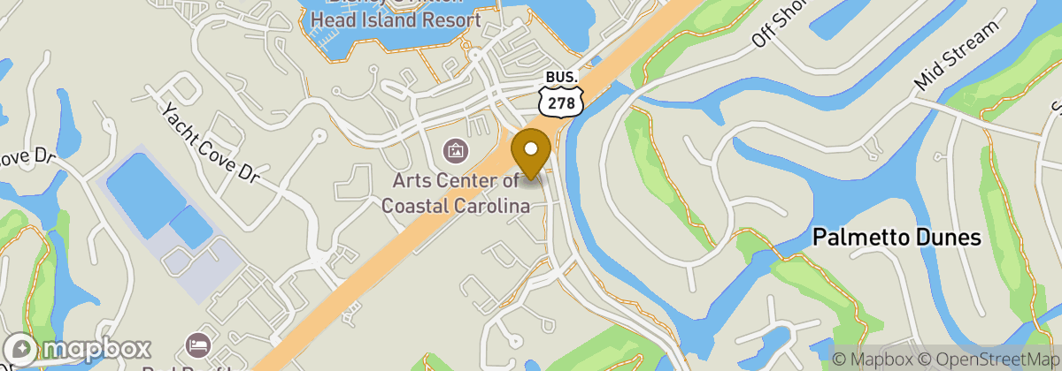 Map location: Palmetto Dunes Oceanfront Resort