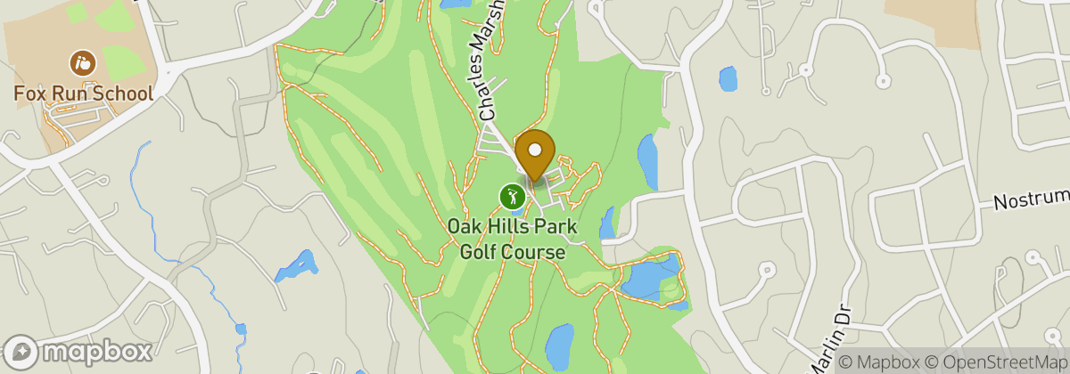 Map location: Oak Hills Park Golf Course