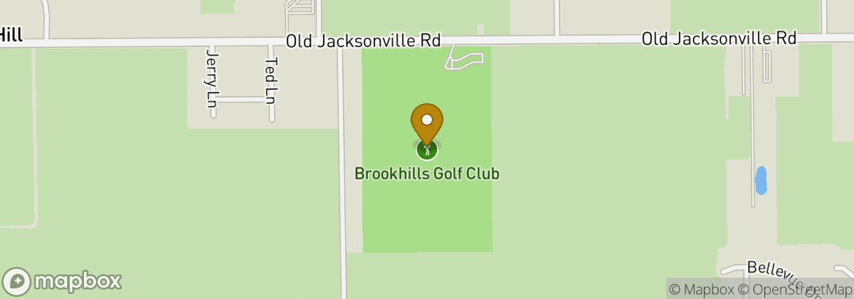 Map location: Brookhills Golf Club